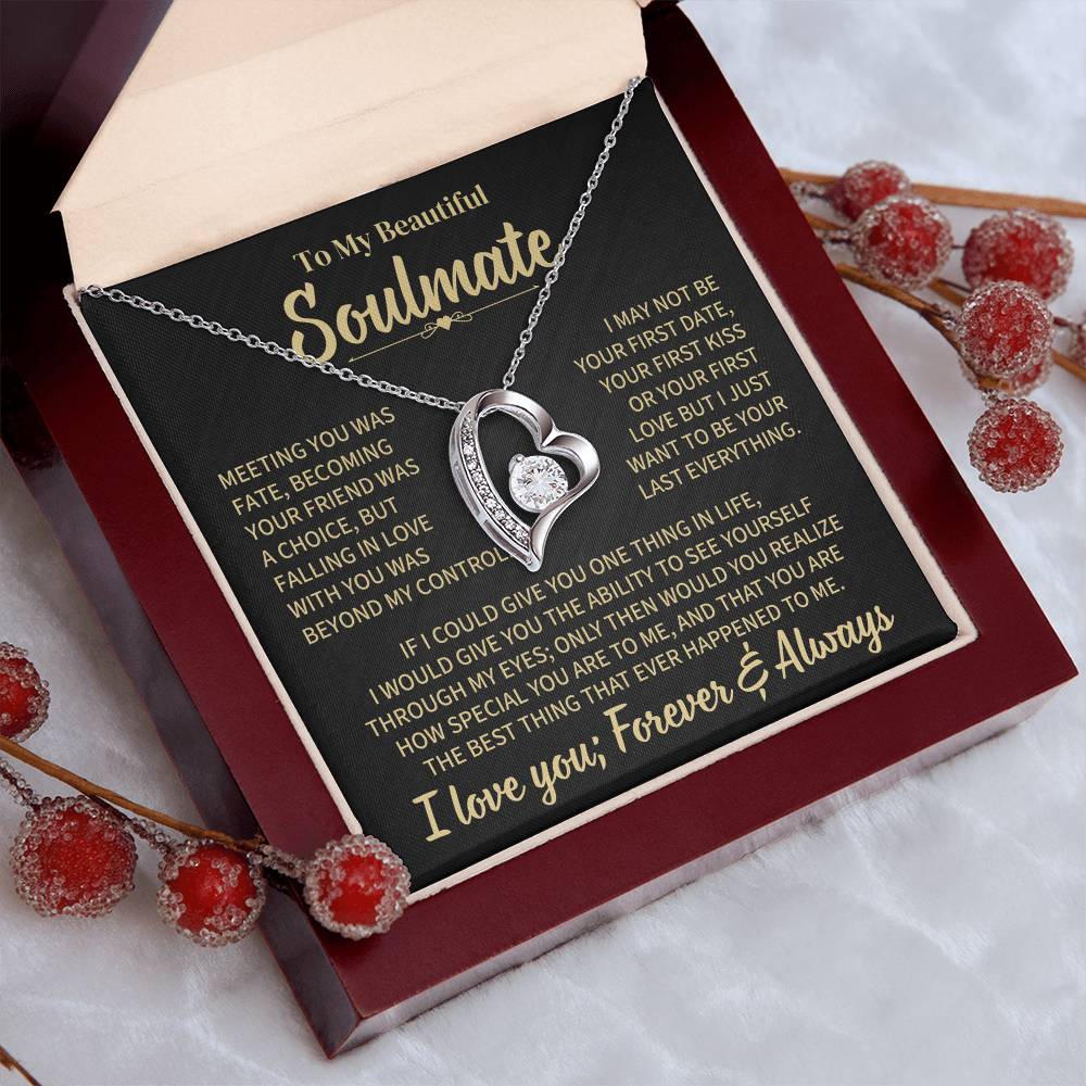 TO MY SOULMATE CHOICE FOREVER LOVE NECKLACE GIFT SET