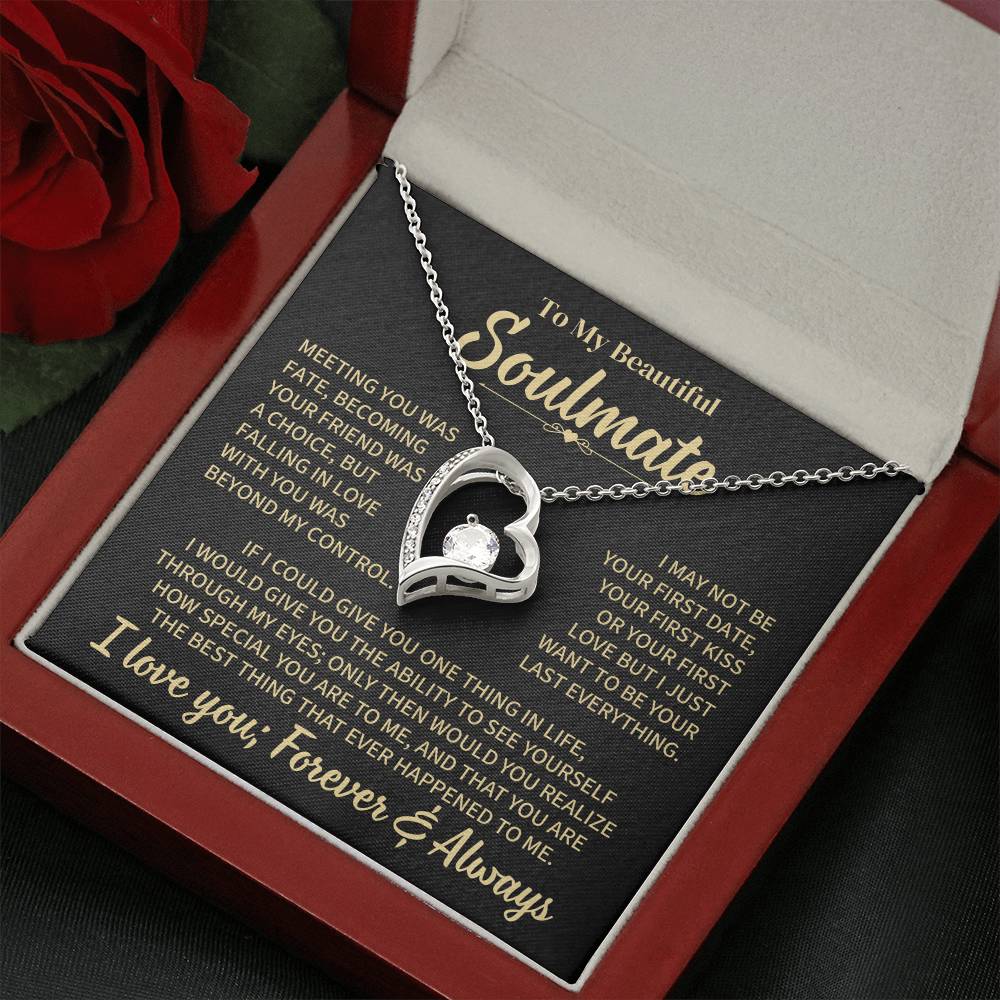 TO MY SOULMATE CHOICE FOREVER LOVE NECKLACE GIFT SET