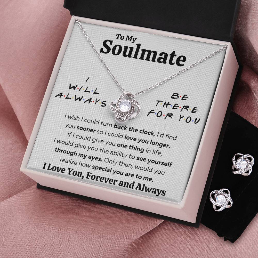White Friends Alluring Box with Earrings