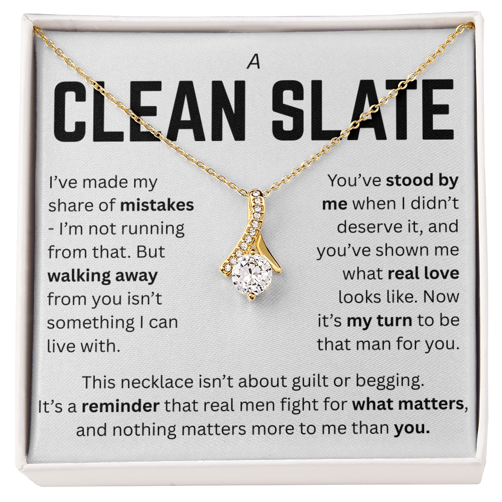APOLOGY A CLEAN SLATE ALLURING NECKLACE GIFT SET