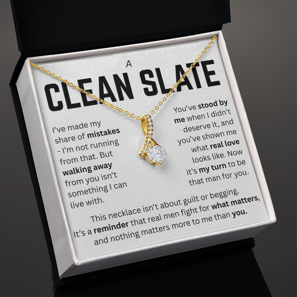 APOLOGY A CLEAN SLATE ALLURING NECKLACE GIFT SET