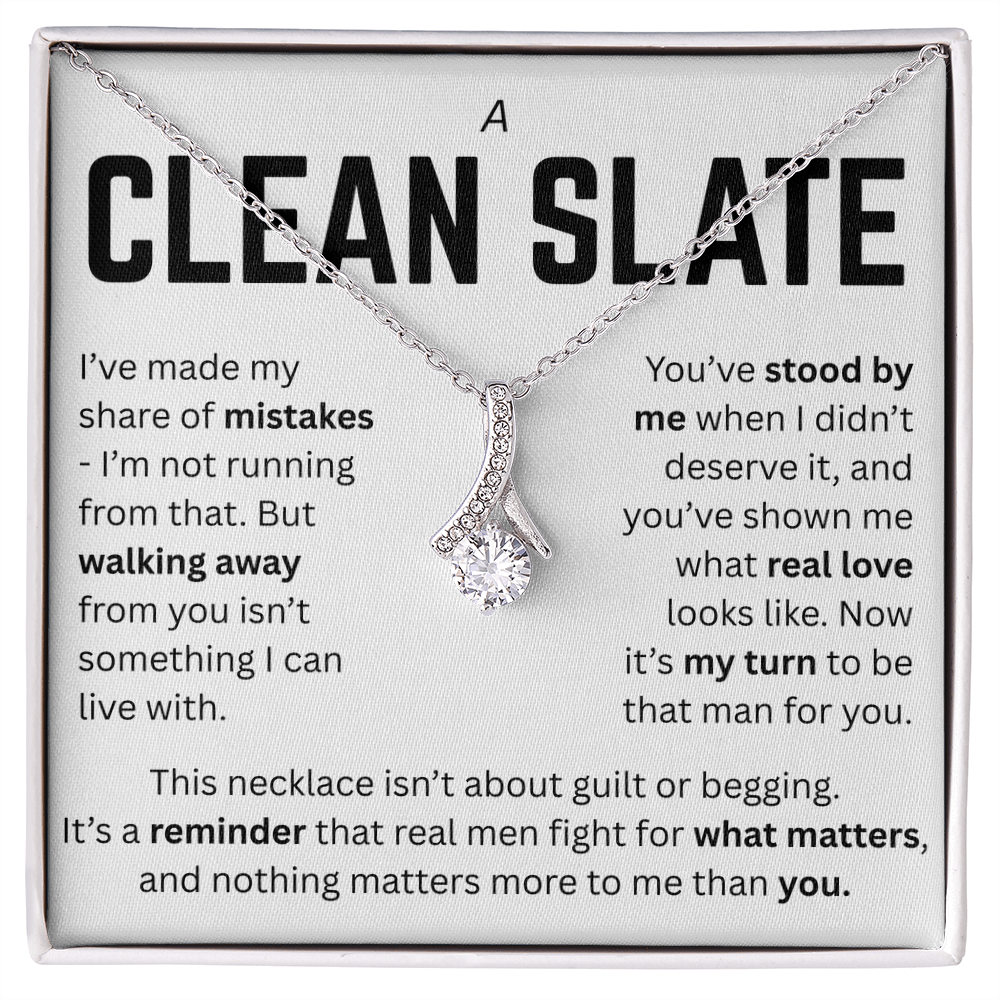 APOLOGY A CLEAN SLATE ALLURING NECKLACE GIFT SET