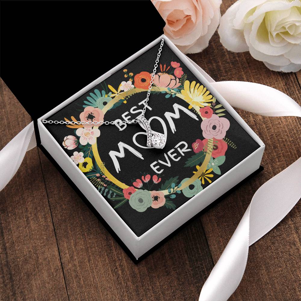 BEST MOM EVER ALLURING BEAUTY NECKLACE GIFT SET