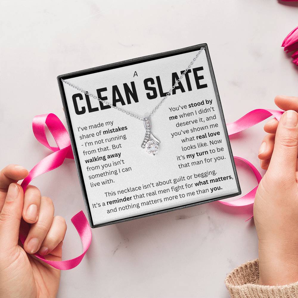APOLOGY A CLEAN SLATE ALLURING NECKLACE GIFT SET