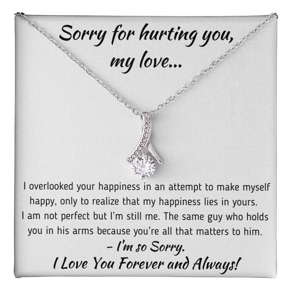 TO MY LOVE "HAPPINESS" ALLURING BEAUTY NECKLACE APOLOGY GIFT SET