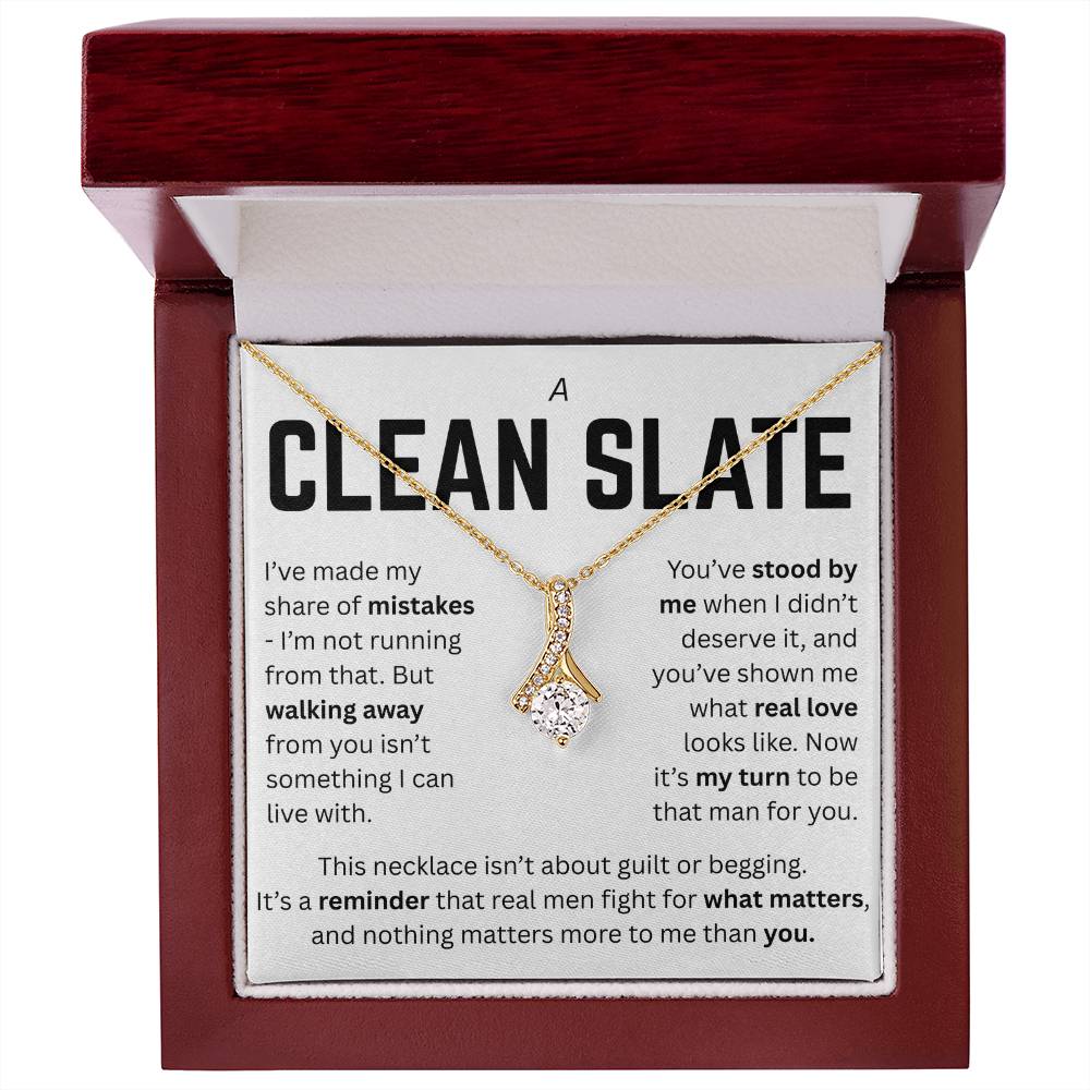 APOLOGY A CLEAN SLATE ALLURING NECKLACE GIFT SET