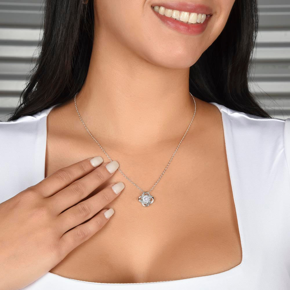 TO MY FUTURE WIFE MAGIC GENIE LOVE KNOT NECKLACE GIFT SET