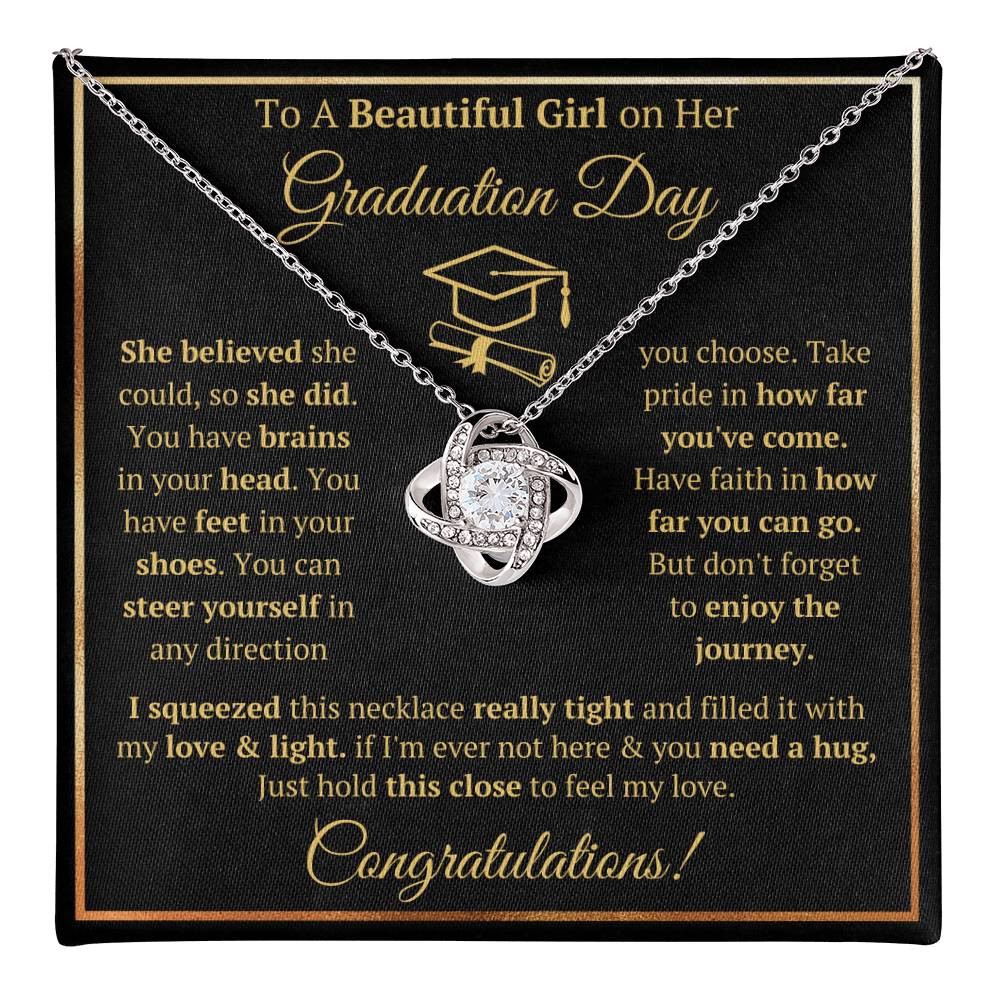 Graduation Gifts For Her 2022 College Graduation Necklace For My daughter Granddaughter Jewelry Pendant with Message Card and Gift Box
