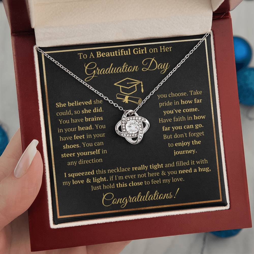 Graduation Gifts For Her 2022 College Graduation Necklace For My daughter Granddaughter Jewelry Pendant with Message Card and Gift Box