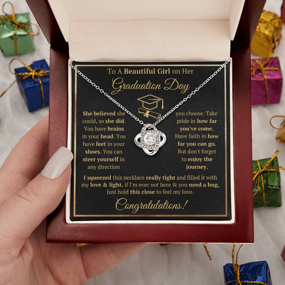 Graduation Gifts For Her 2022 College Graduation Necklace For My daughter Granddaughter Jewelry Pendant with Message Card and Gift Box