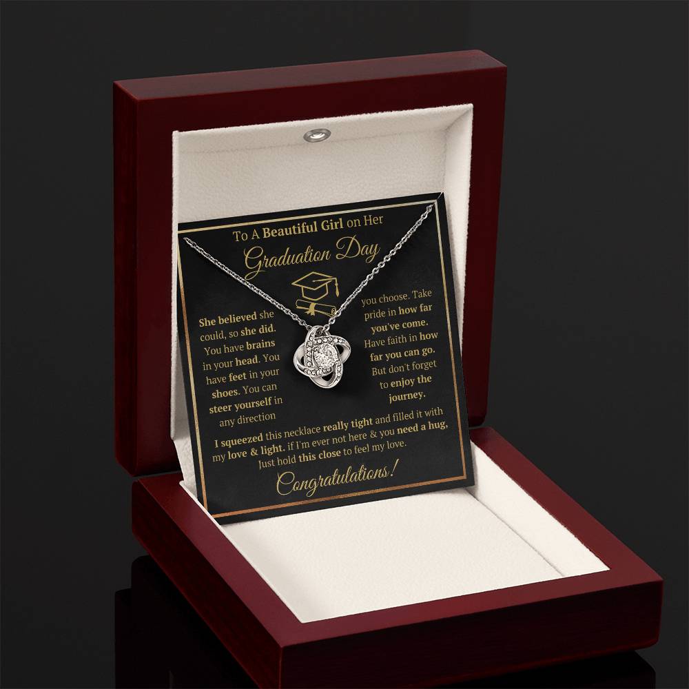 Graduation Gifts For Her 2022 College Graduation Necklace For My daughter Granddaughter Jewelry Pendant with Message Card and Gift Box