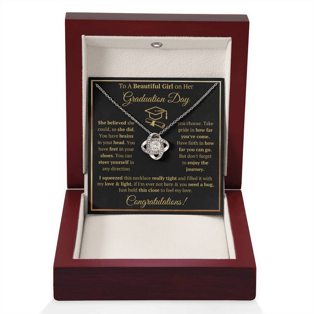 Graduation Gifts For Her 2022 College Graduation Necklace For My daughter Granddaughter Jewelry Pendant with Message Card and Gift Box