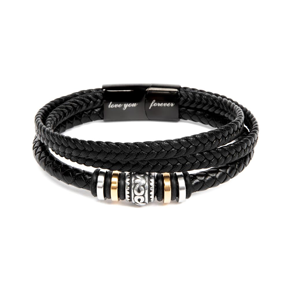 TO MY SON NEVER FORGET BRACELET