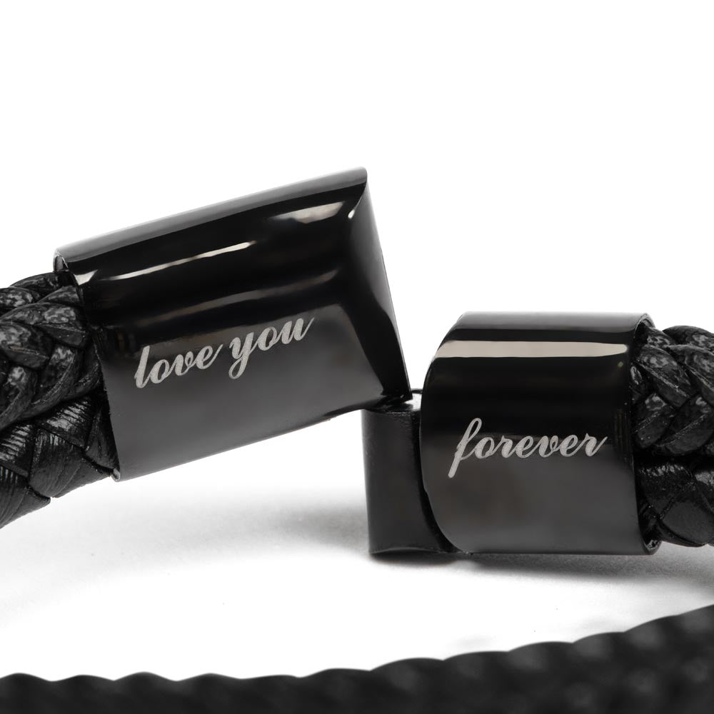 TO MY SON NEVER FORGET BRACELET
