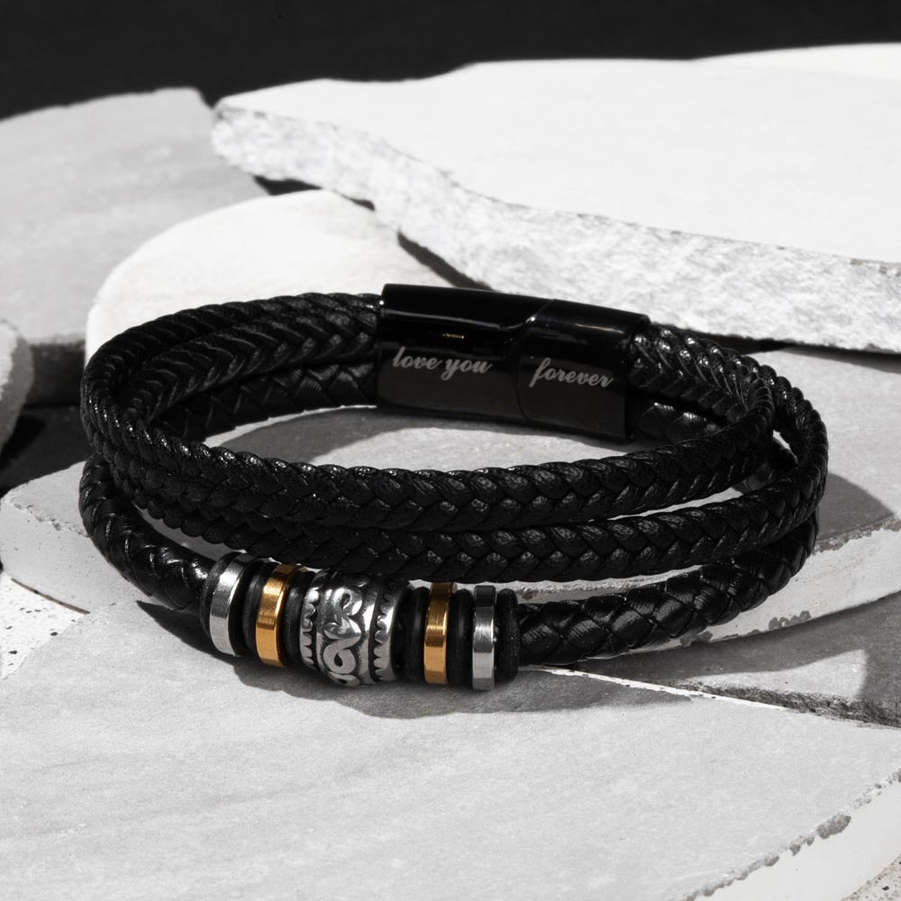 TO MY SON NEVER FORGET BRACELET