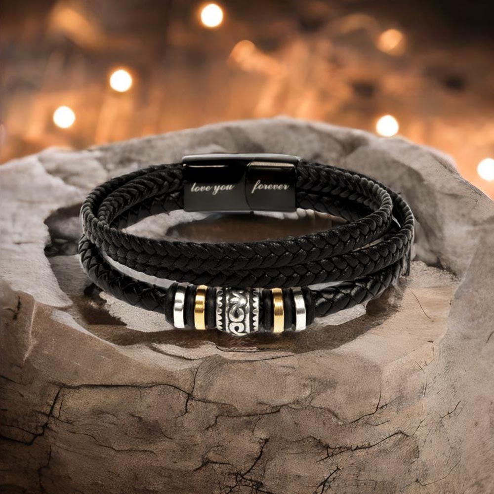 TO MY SON NEVER FORGET BRACELET