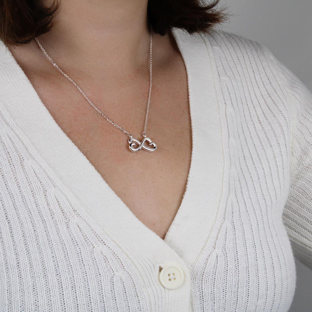 TO MY DAUGHTER IN LAW DAUGHTER IN LOVE INFINITY NECKLACE GIFT SET