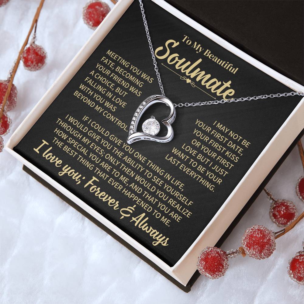 TO MY SOULMATE CHOICE FOREVER LOVE NECKLACE GIFT SET