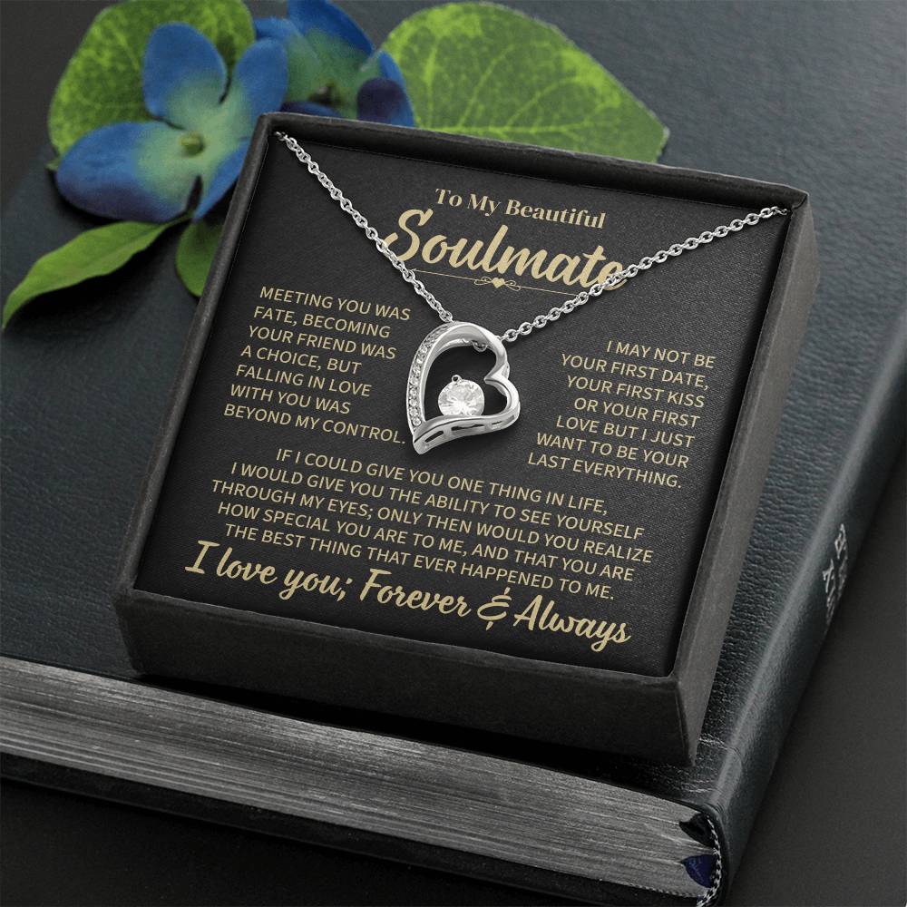 TO MY SOULMATE CHOICE FOREVER LOVE NECKLACE GIFT SET