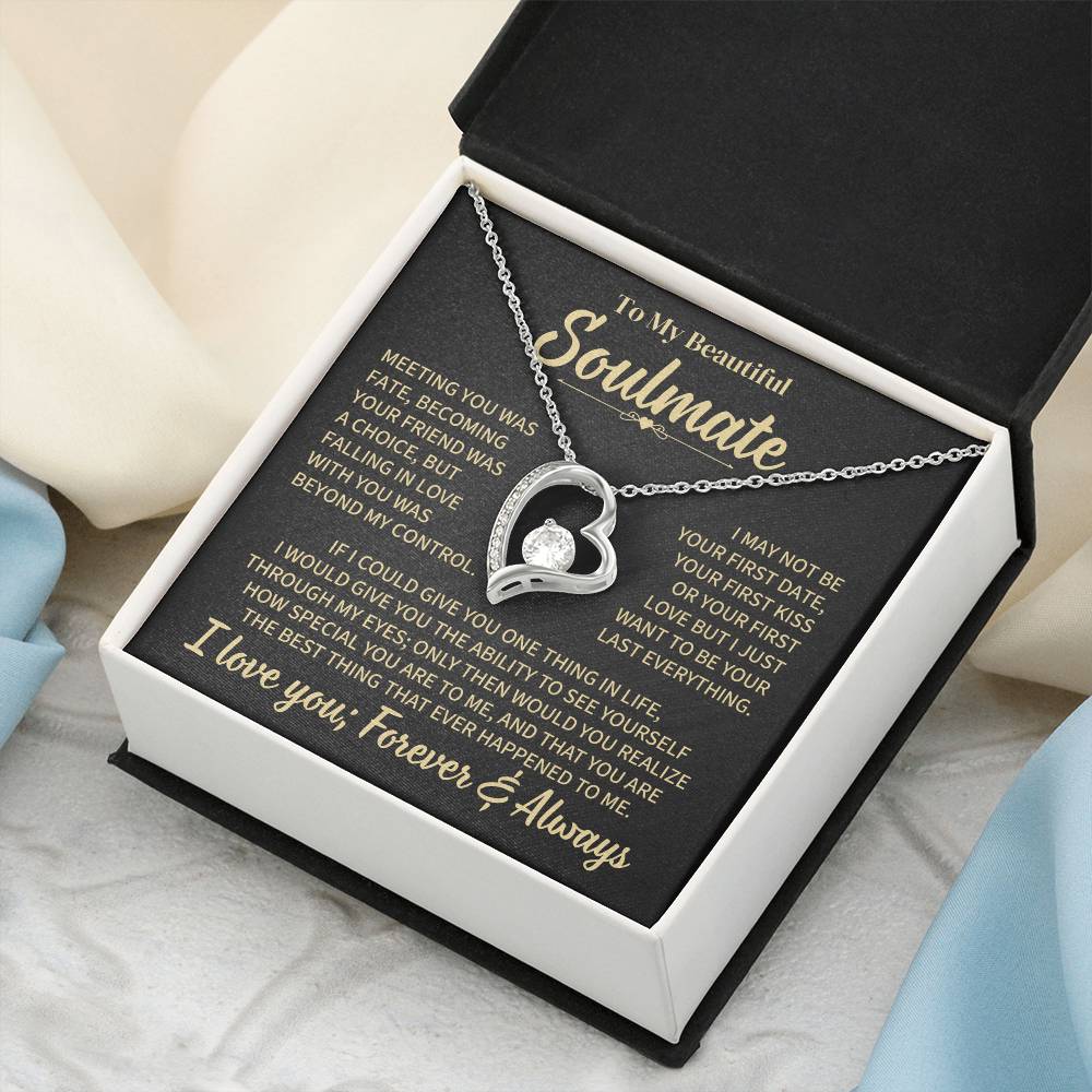 TO MY SOULMATE CHOICE FOREVER LOVE NECKLACE GIFT SET