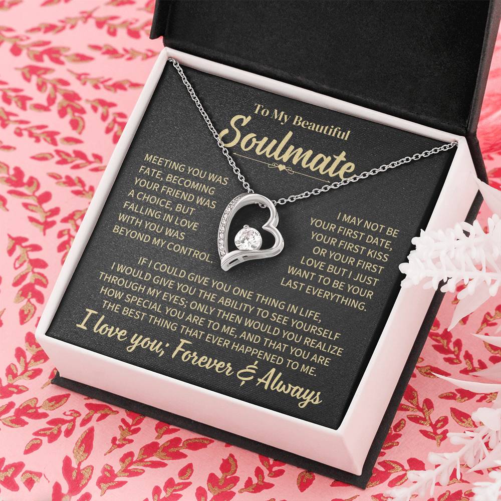 TO MY SOULMATE CHOICE FOREVER LOVE NECKLACE GIFT SET