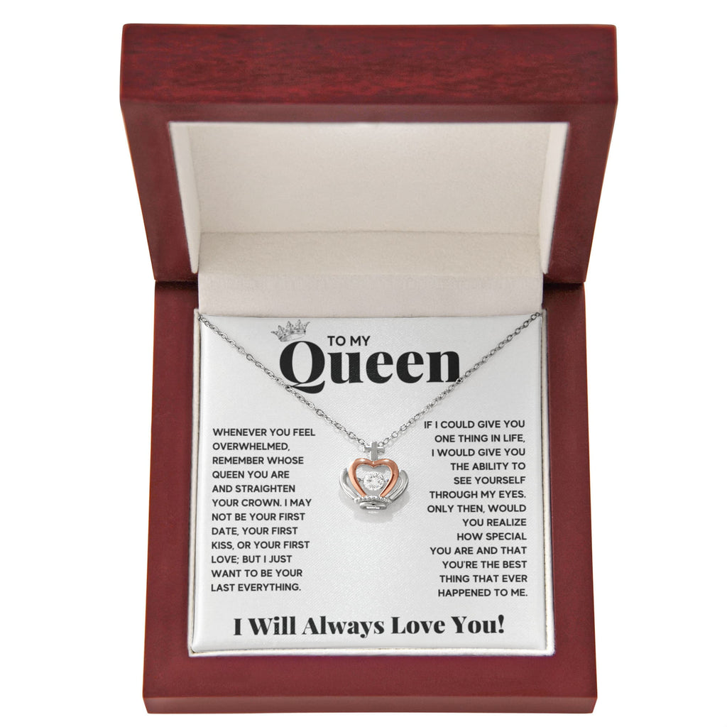 To My Queen Love Knot Necklace Gift Set