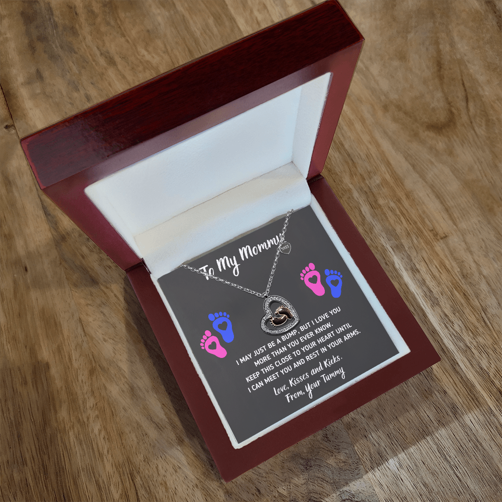 TO MY BABY FEET NECKLACE GIFT SET