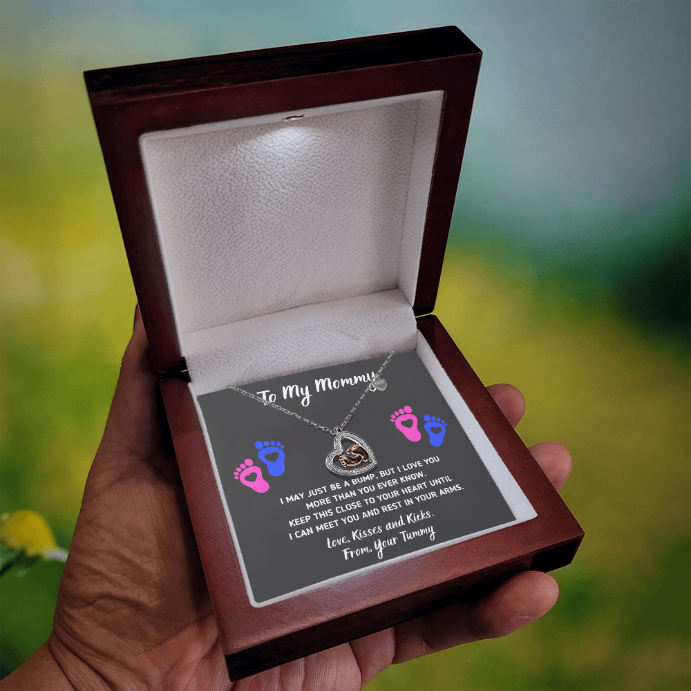 TO MY BABY FEET NECKLACE GIFT SET