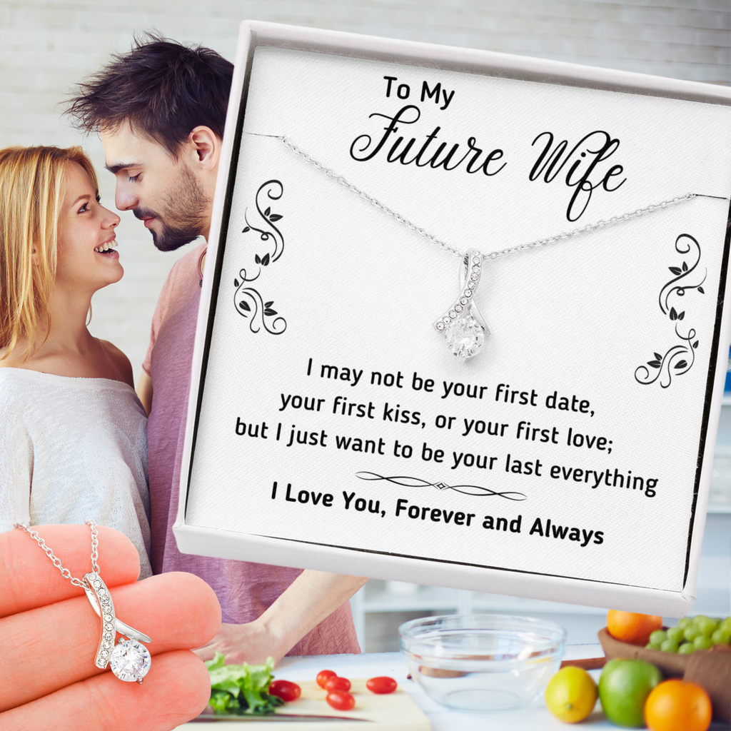 TO MY FUTURE WIFE ALLURING BEAUTY NECKLACE | MESSAGE CARD | GIFT BOX - ON CLOUD NINE GIFTS