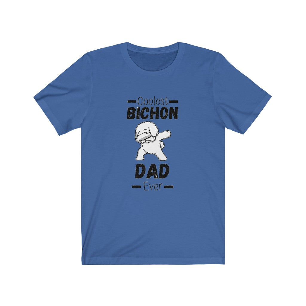 COOLEST BICHON DAD EVER T-SHIRT - ON CLOUD NINE GIFTS