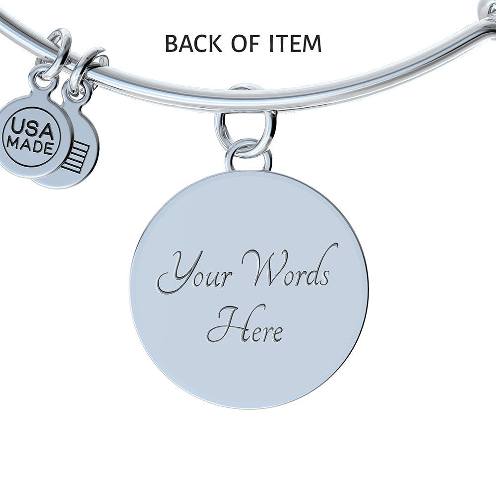 TO MY DAUGHTER FROM MOM "APART" ENGRAVING CIRCLE BRACELET GIFT SET - ON CLOUD NINE GIFTS