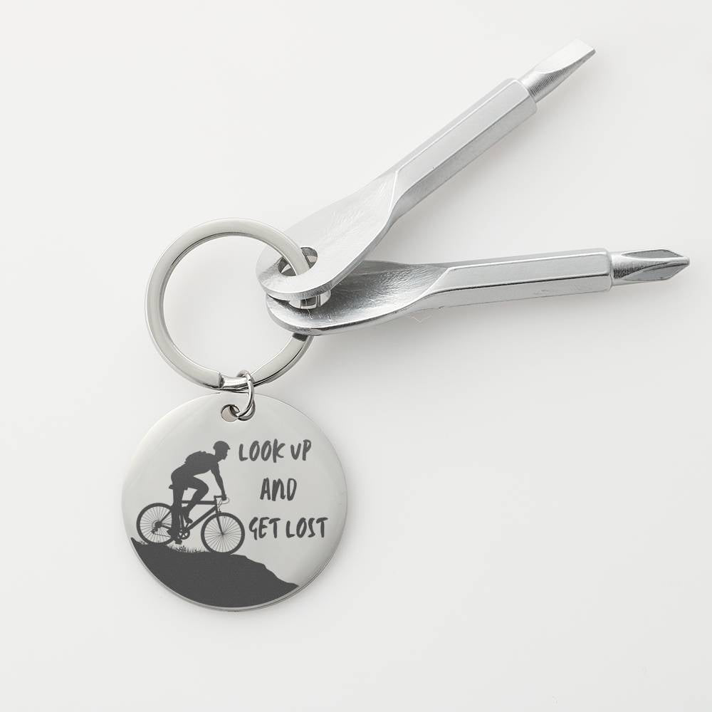 LOOK UP AND GET LOST SCREWDRIVER KEYCHAIN WITH GIFT BOX - ON CLOUD NINE GIFTS