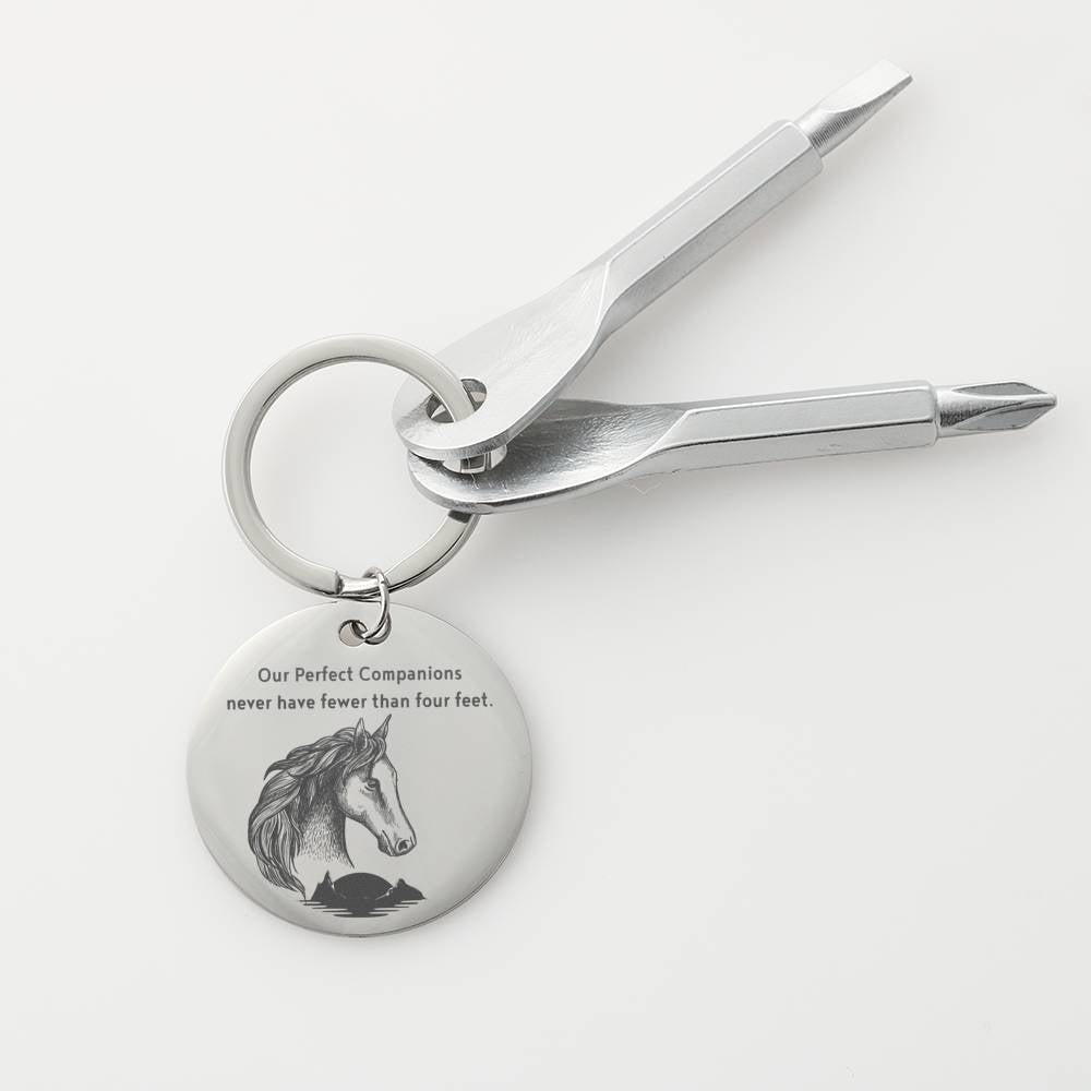 HORSE COMPANION SCREWDRIVER KEYCHAIN WITH GIFT BOX - ON CLOUD NINE GIFTS