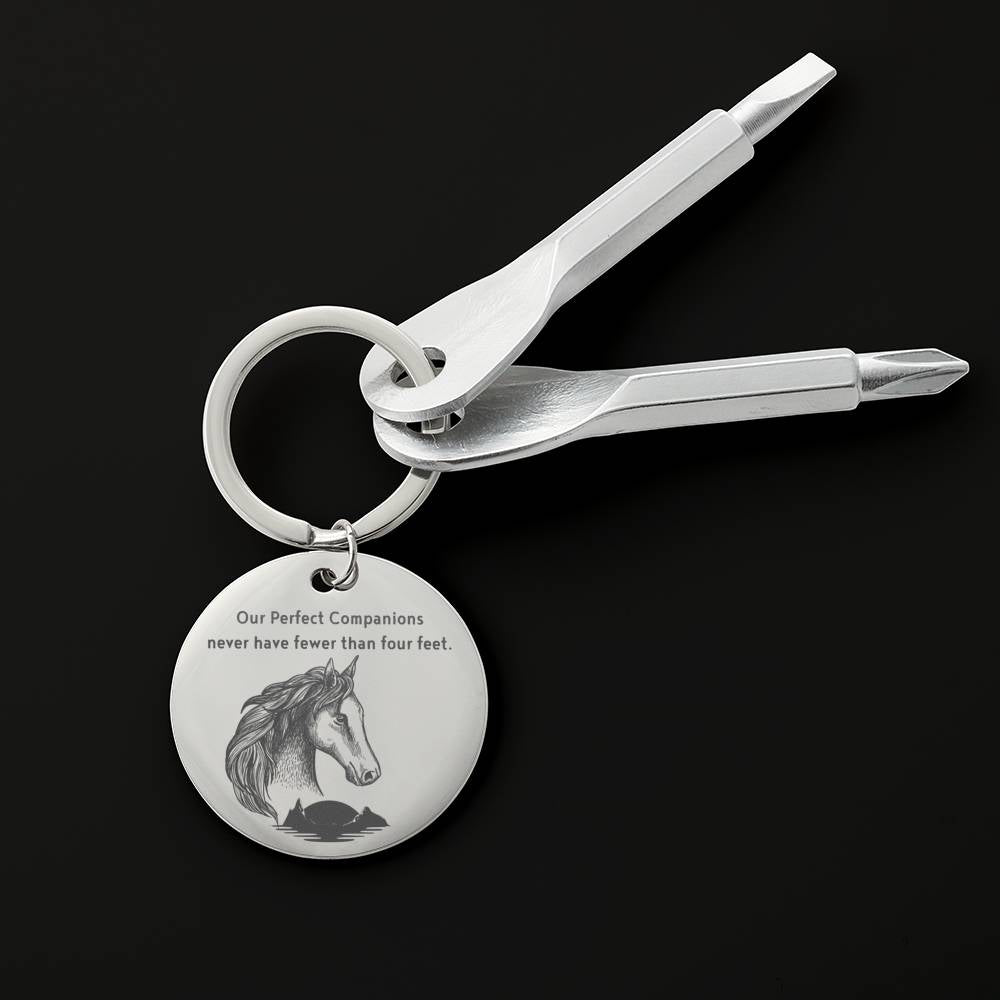 HORSE COMPANION SCREWDRIVER KEYCHAIN WITH GIFT BOX - ON CLOUD NINE GIFTS