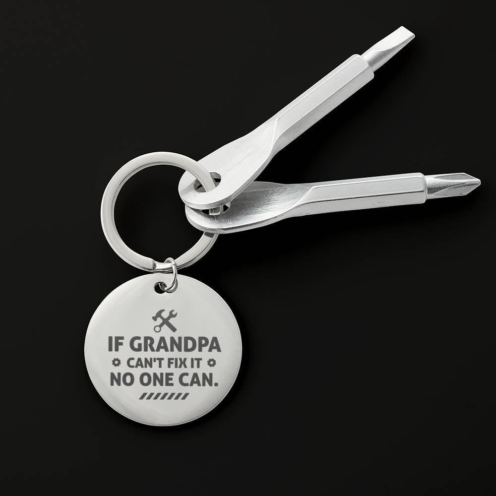 GRANDPA SCREWDRIVER KEYCHAIN WITH GIFT BOX - ON CLOUD NINE GIFTS