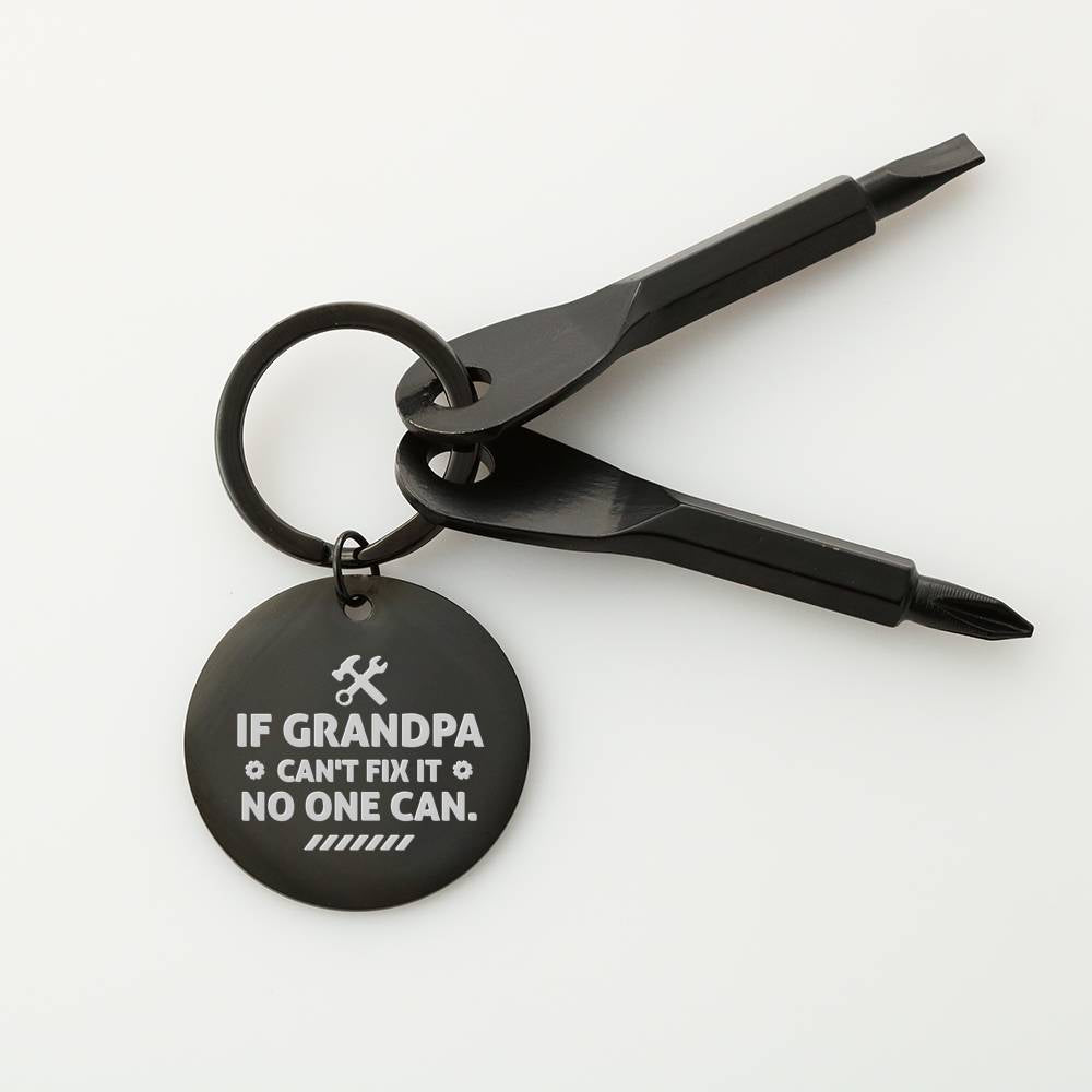 GRANDPA SCREWDRIVER KEYCHAIN WITH GIFT BOX - ON CLOUD NINE GIFTS