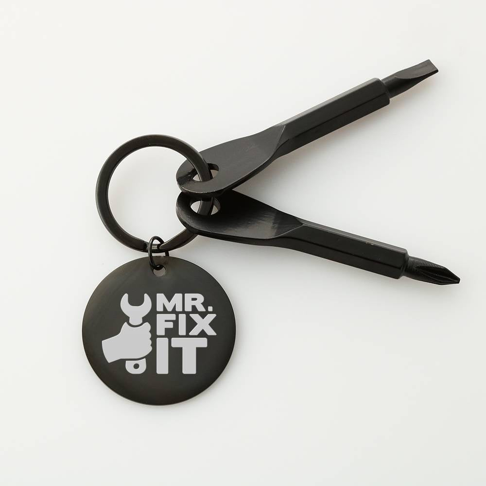 MR FIX IT SCREWDRIVER KEYCHAIN WITH GIFT BOX - ON CLOUD NINE GIFTS
