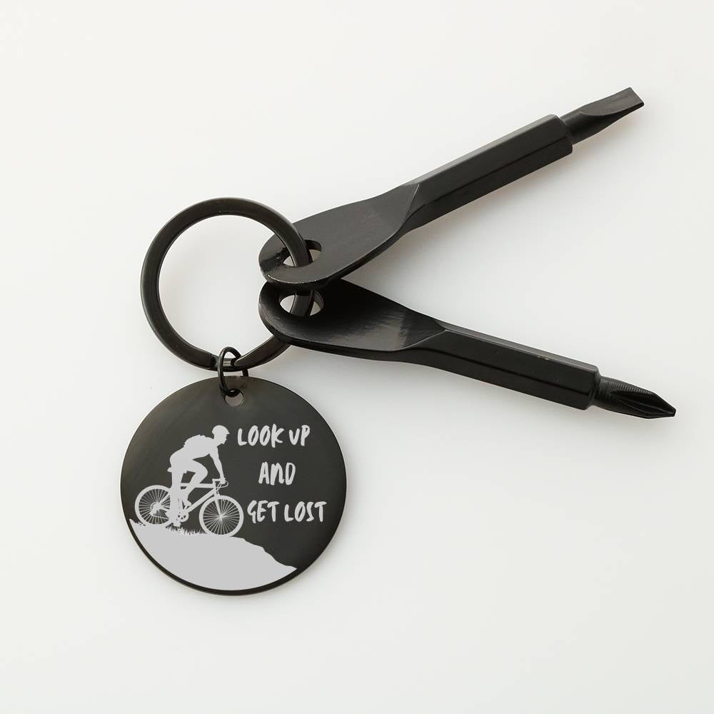 LOOK UP AND GET LOST SCREWDRIVER KEYCHAIN WITH GIFT BOX - ON CLOUD NINE GIFTS