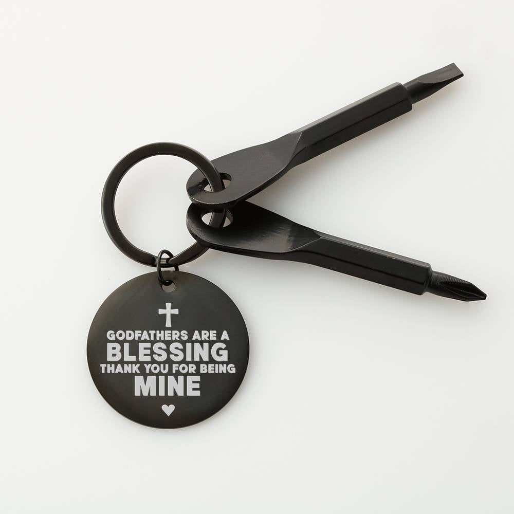 GODFATHER SCREWDRIVER KEYCHAIN WITH GIFT BOX - ON CLOUD NINE GIFTS