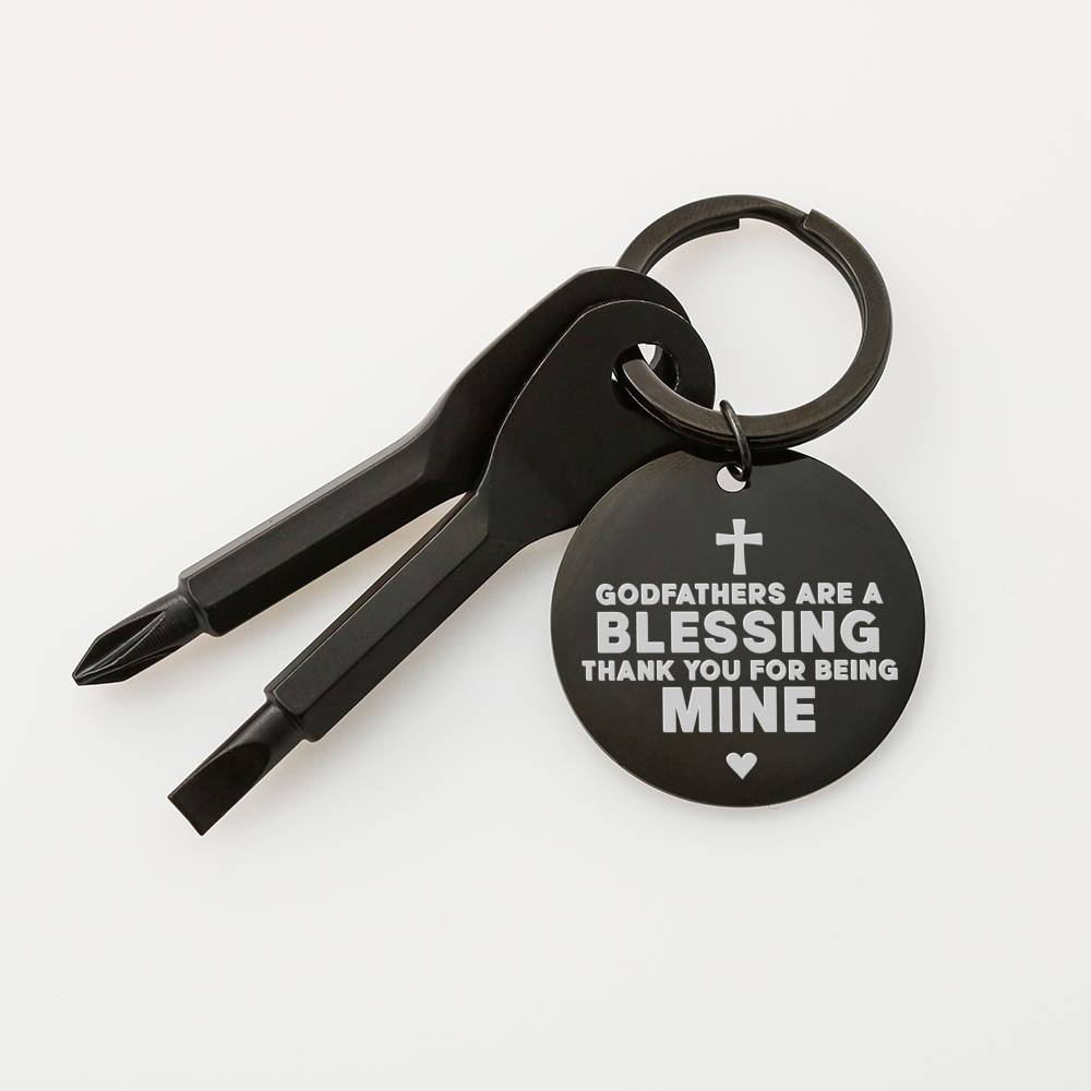 GODFATHER SCREWDRIVER KEYCHAIN WITH GIFT BOX - ON CLOUD NINE GIFTS