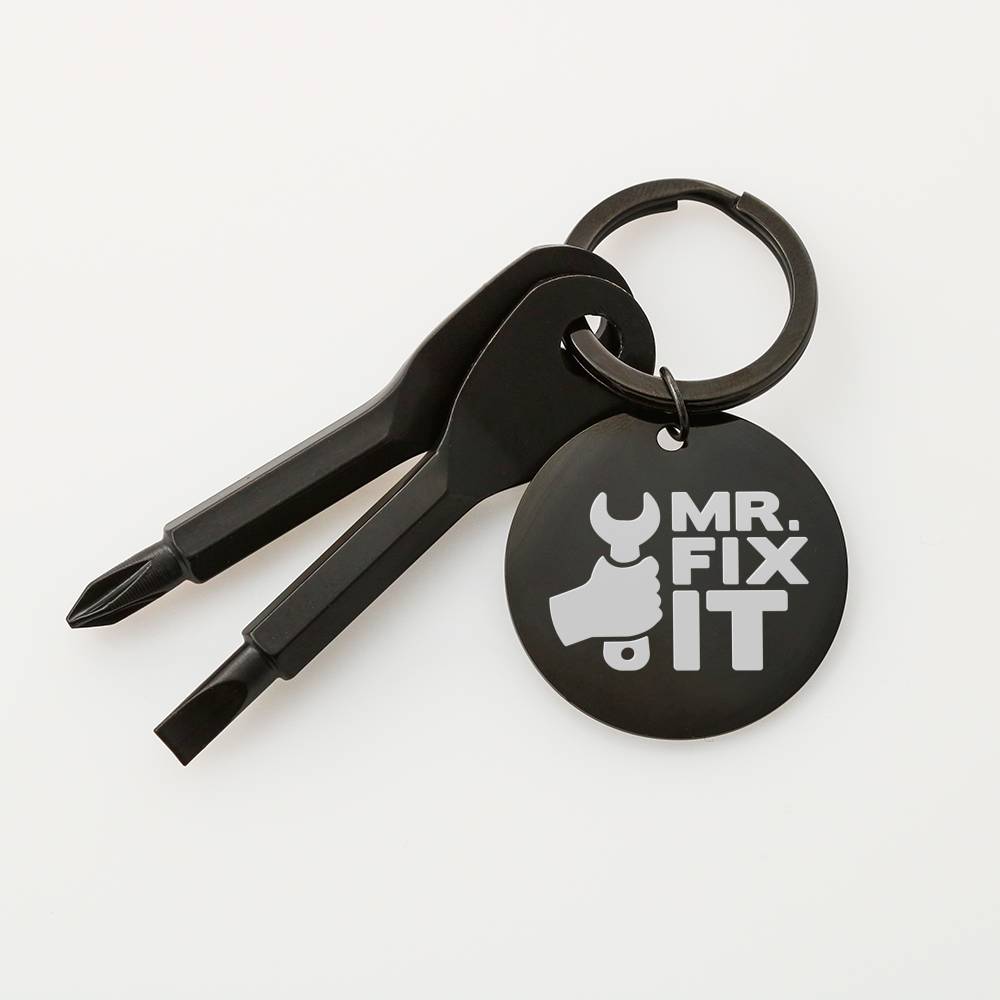 MR FIX IT SCREWDRIVER KEYCHAIN WITH GIFT BOX - ON CLOUD NINE GIFTS