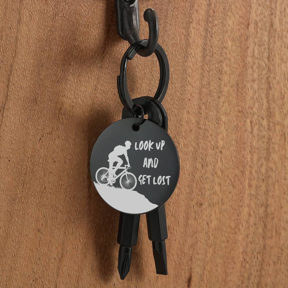 LOOK UP AND GET LOST SCREWDRIVER KEYCHAIN WITH GIFT BOX - ON CLOUD NINE GIFTS
