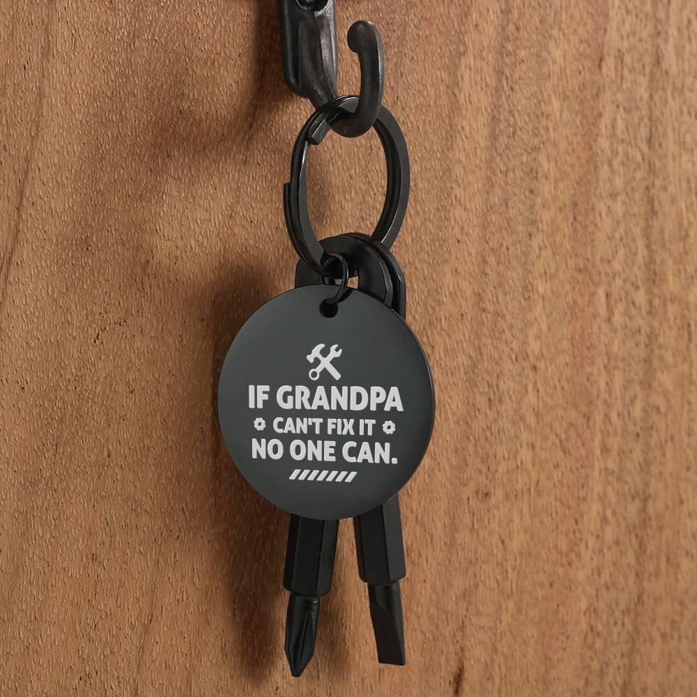 GRANDPA SCREWDRIVER KEYCHAIN WITH GIFT BOX - ON CLOUD NINE GIFTS