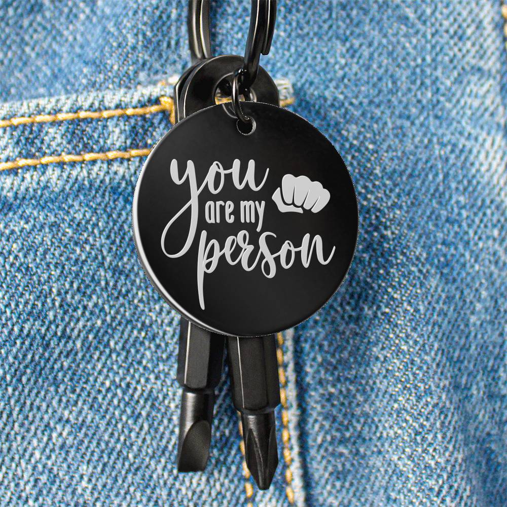 YOU ARE MY PERSON SCREWDRIVER KEYCHAIN WITH GIFT BOX - ON CLOUD NINE GIFTS
