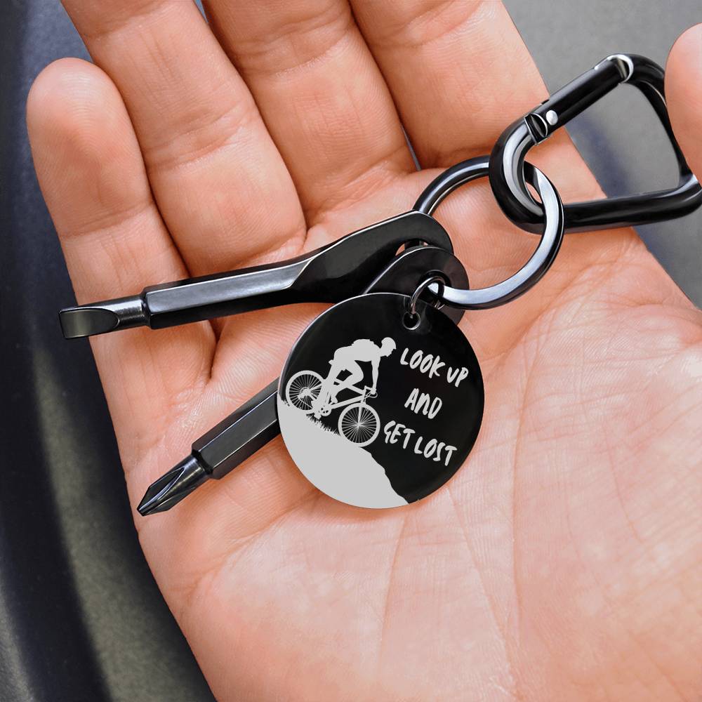 LOOK UP AND GET LOST SCREWDRIVER KEYCHAIN WITH GIFT BOX - ON CLOUD NINE GIFTS