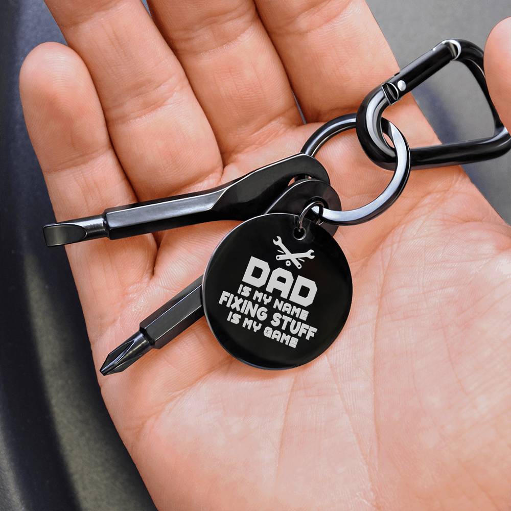 DAD GAME SCREWDRIVER KEYCHAIN WITH GIFT BOX - ON CLOUD NINE GIFTS
