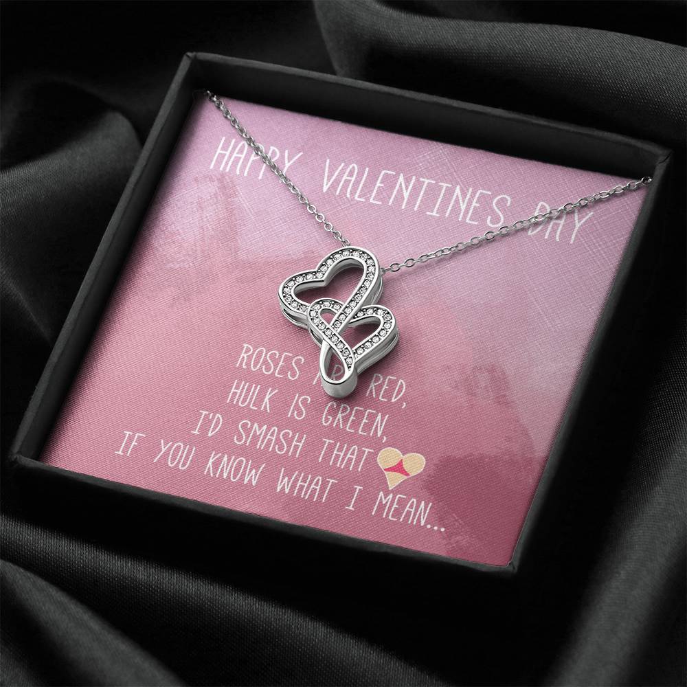 TO MY LOVE "BUTT" DOUBLE HEARTS NECKLACE VALENTINES DAY GIFT SET - ON CLOUD NINE GIFTS
