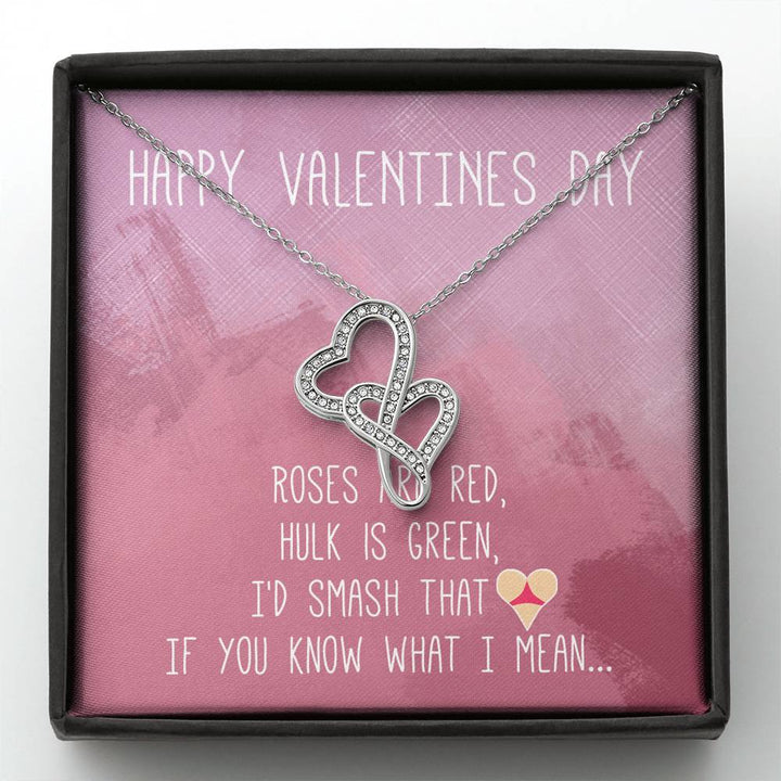 TO MY LOVE "BUTT" DOUBLE HEARTS NECKLACE VALENTINES DAY GIFT SET - ON CLOUD NINE GIFTS