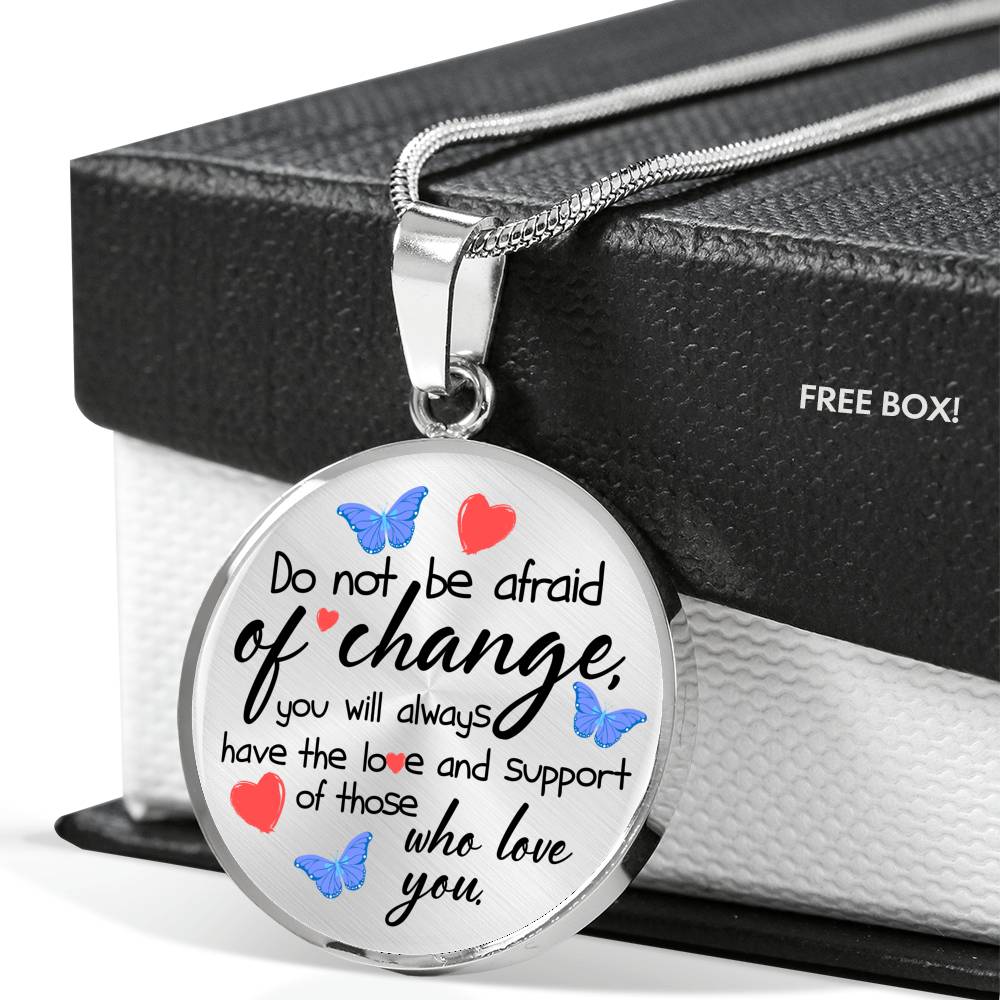 LOVE AND SUPPORT CIRCLE NECKLACE GIFT SET - ON CLOUD NINE GIFTS