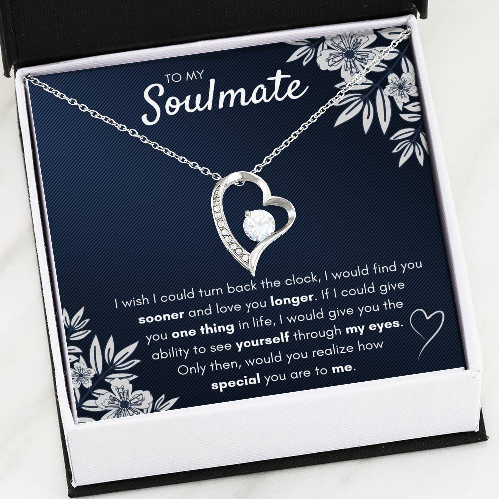 TO MY SOULMATE HEART NECKLACE GIFT SET - ON CLOUD NINE GIFTS